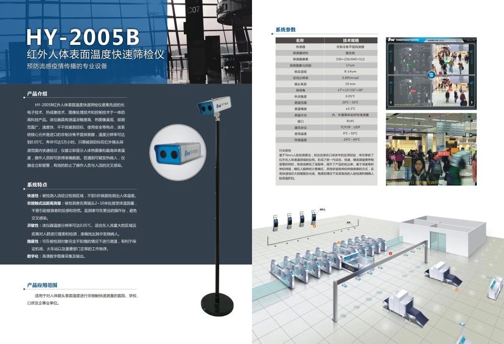 “慧眼识温”——华中数控“红外热成像智能体温检测系统”